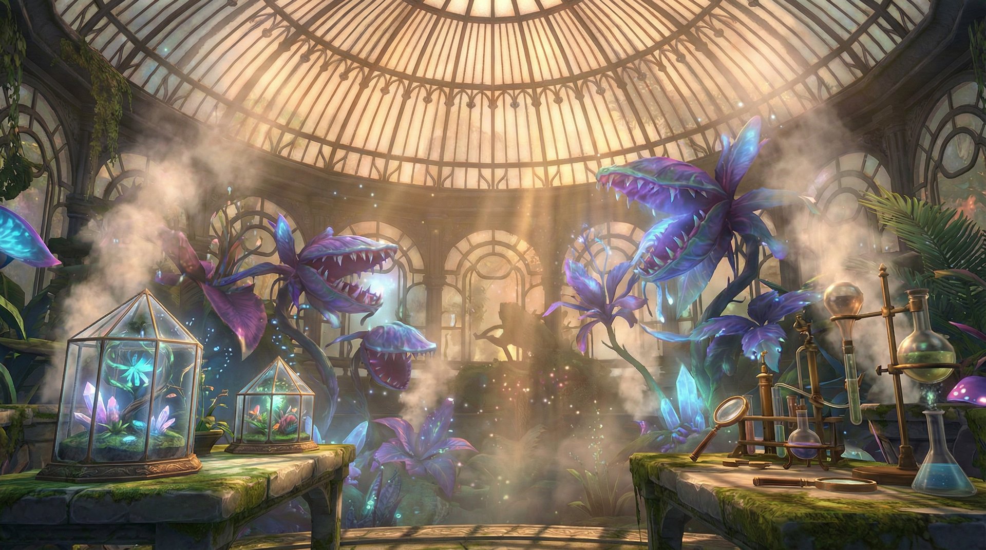 幼女漫画冬季温室植物养护视频教程